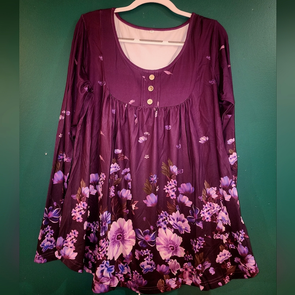 Womens Purple Tunic